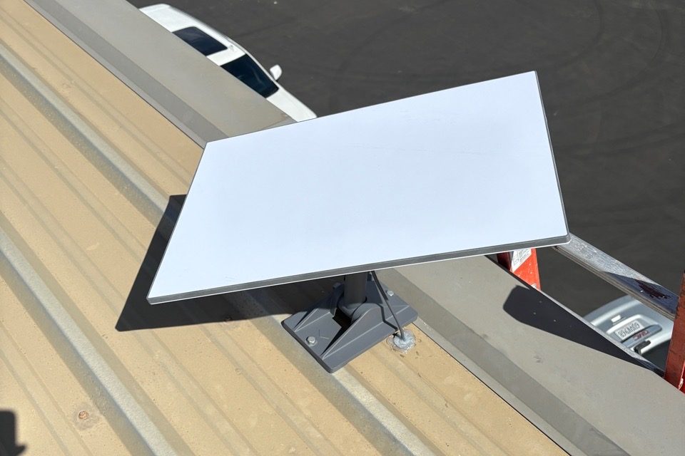 Starlink Installation Service for Airport Airplane Hangar