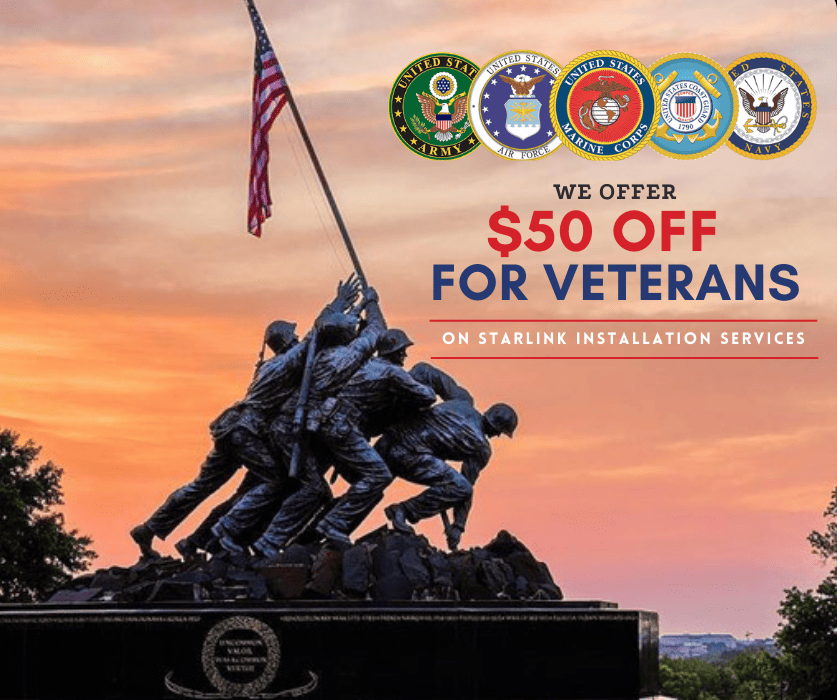 Starlink Installation Military Veterans Discount